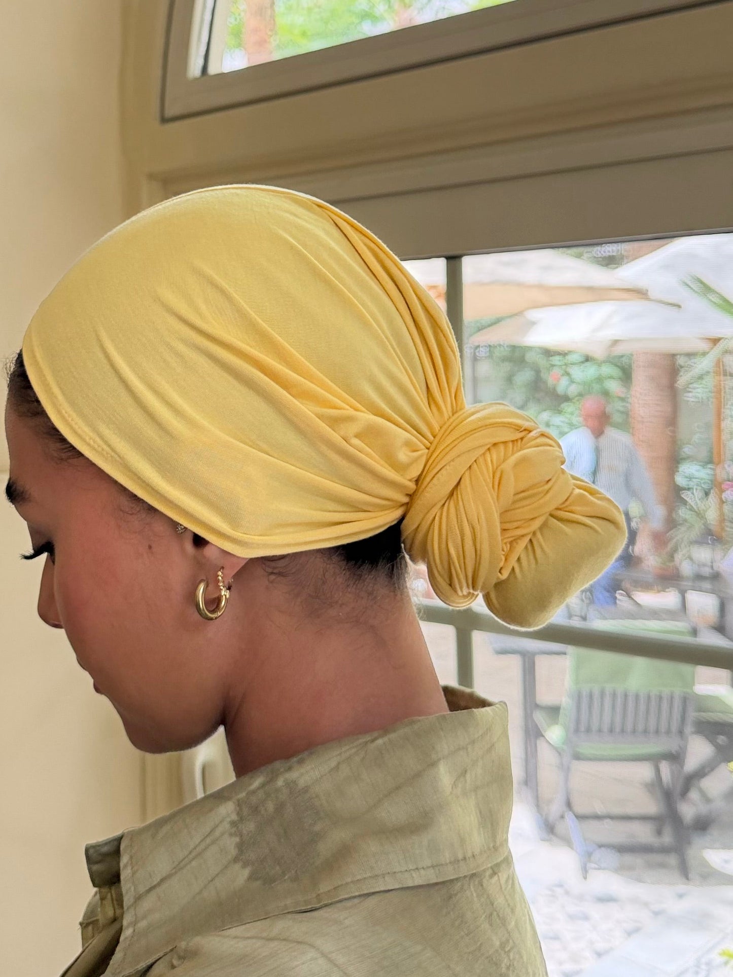 Honey Butter Wrap Turban cotton lycra