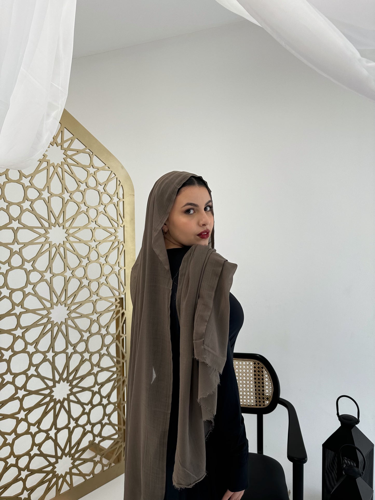 Mink Linen Hijab