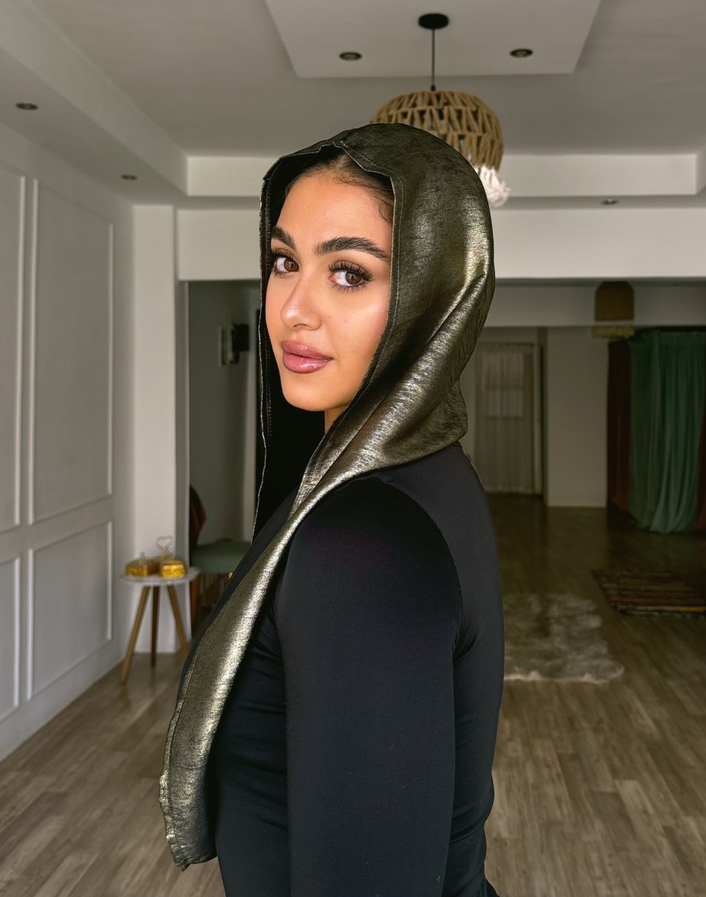 Olive Arabian Hood