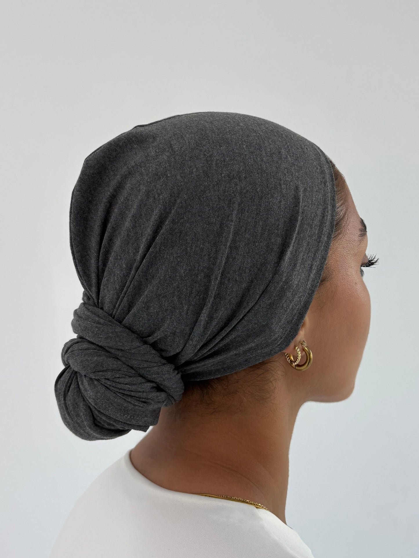 Stone Gray Wrap Turban