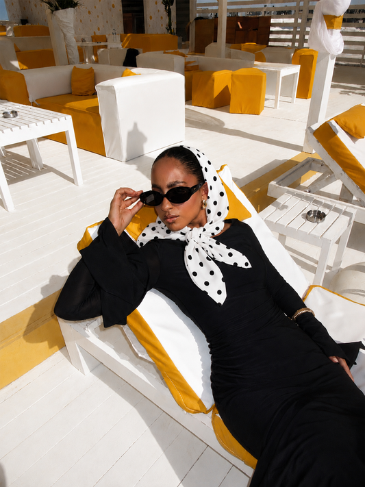 Polka Square - White