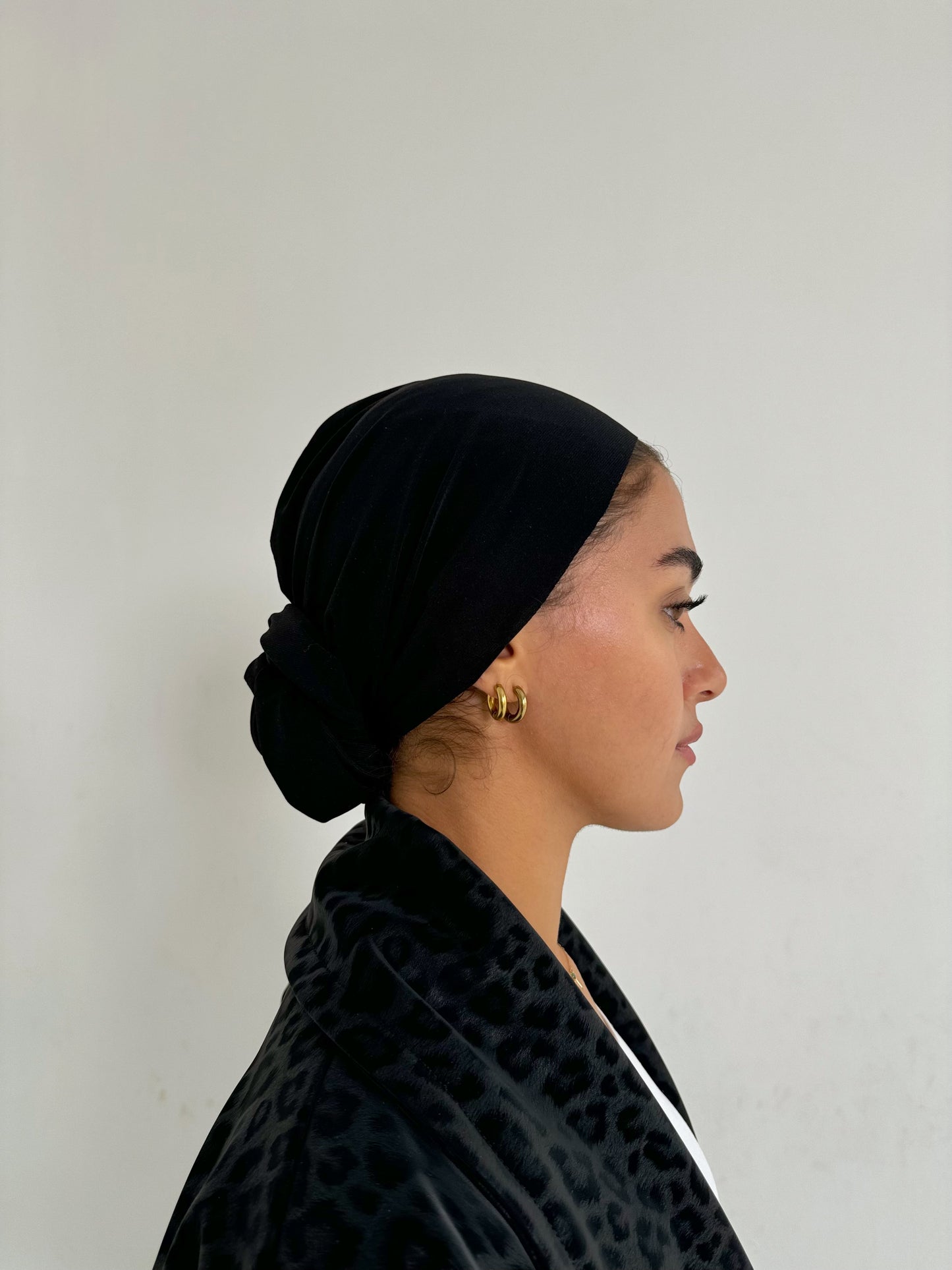 Black Wrap Turban